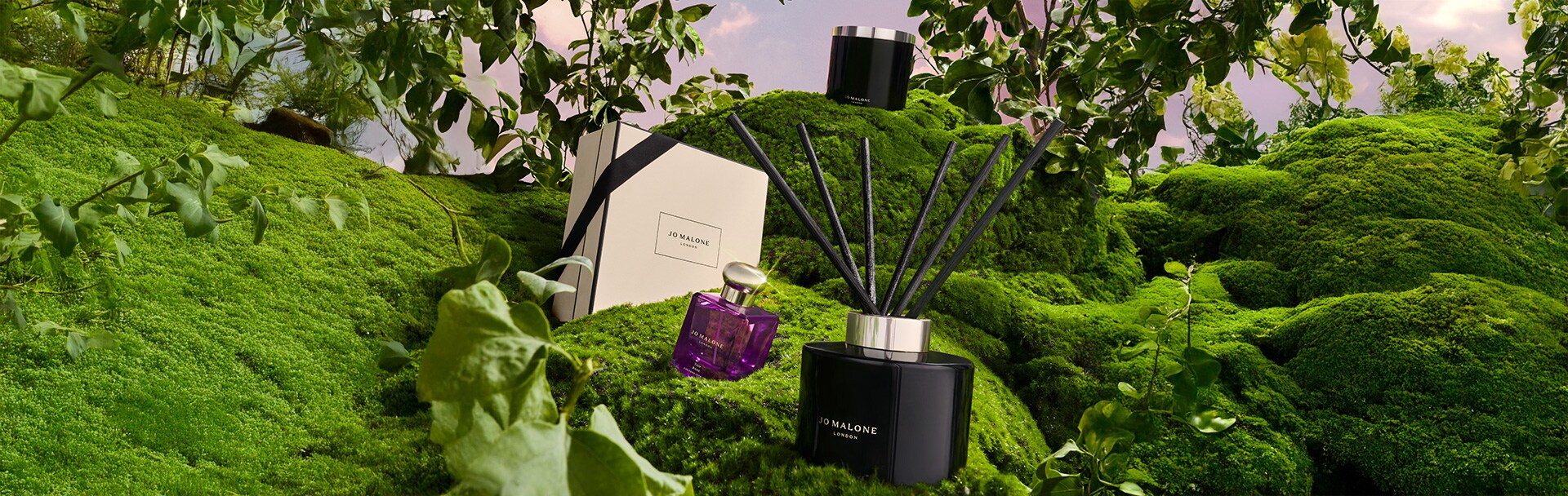 jo malone gift boxes and flowers