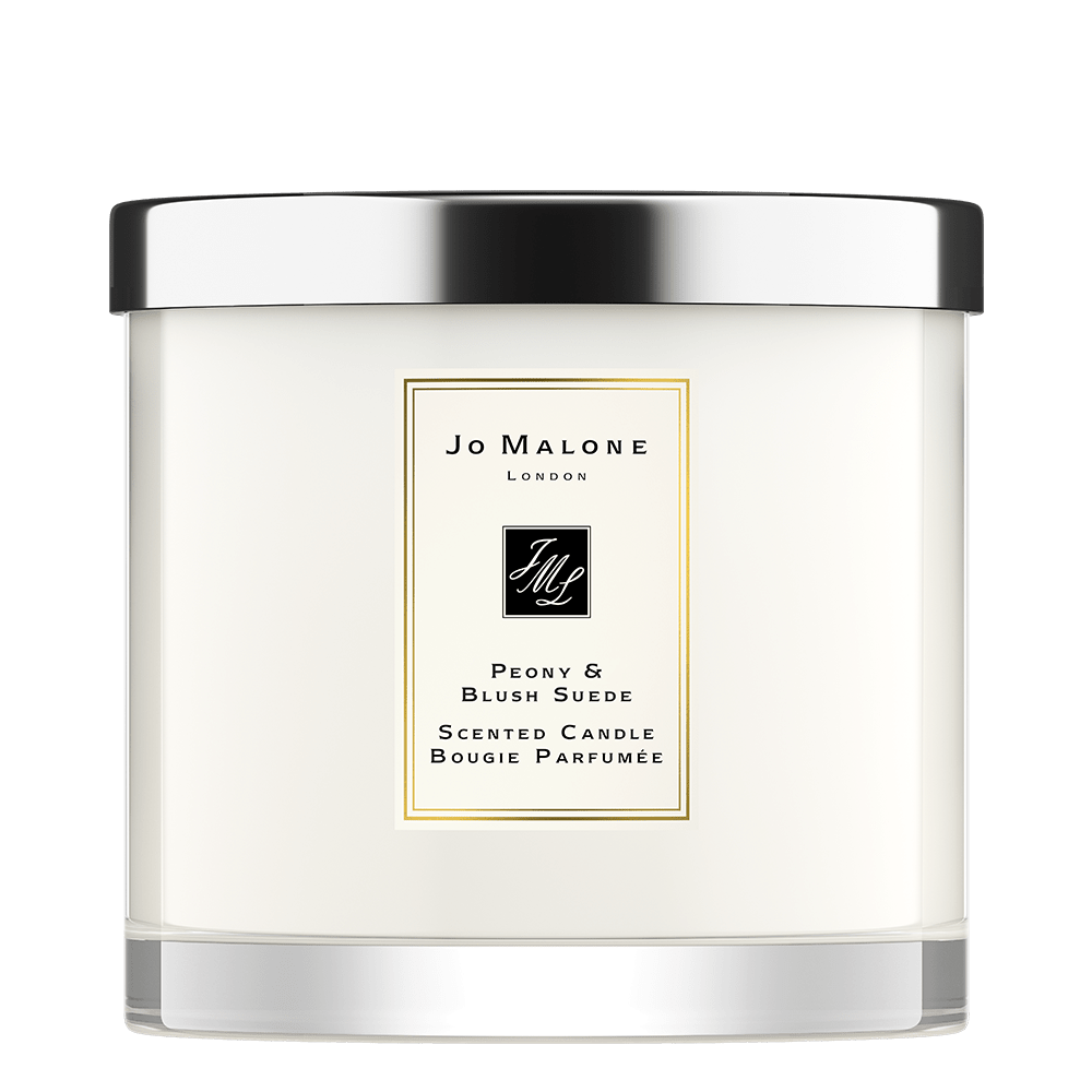 Peony & Blush Suede Deluxe Candle