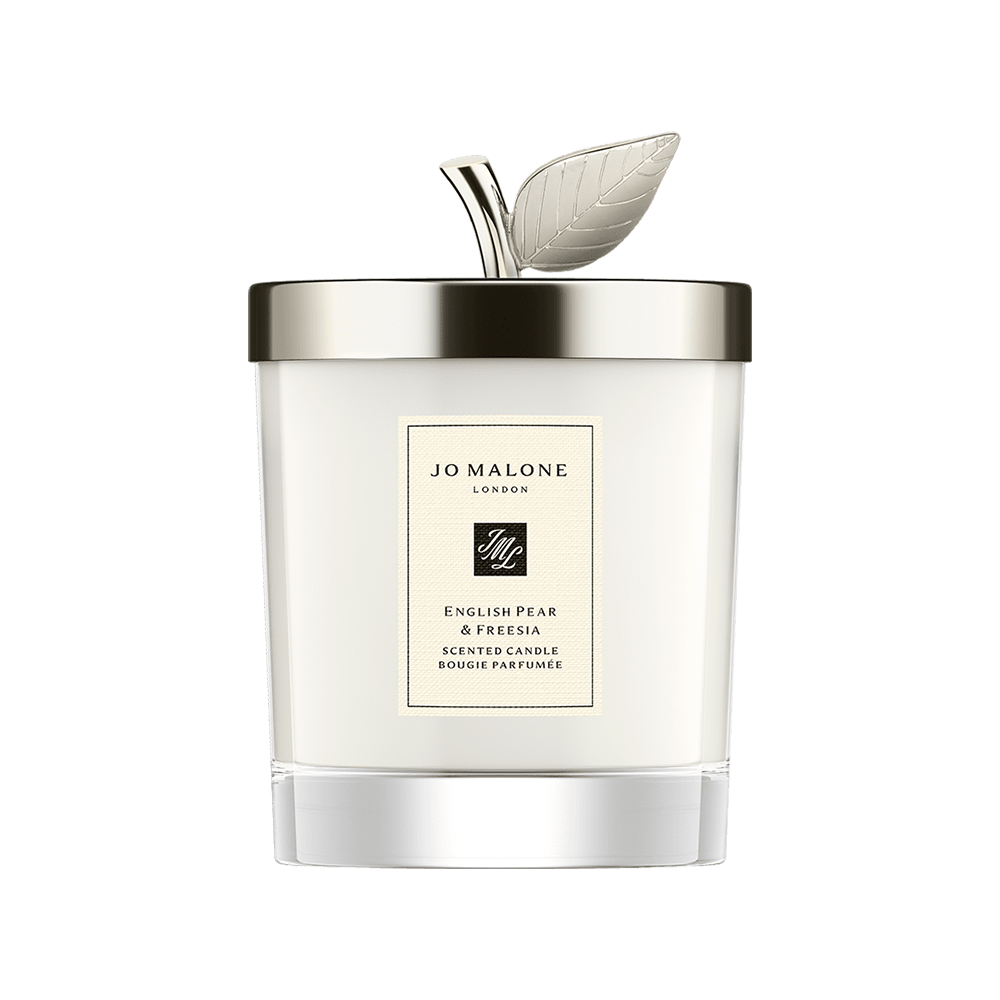 English Pear & Freesia Decorated Home Candle